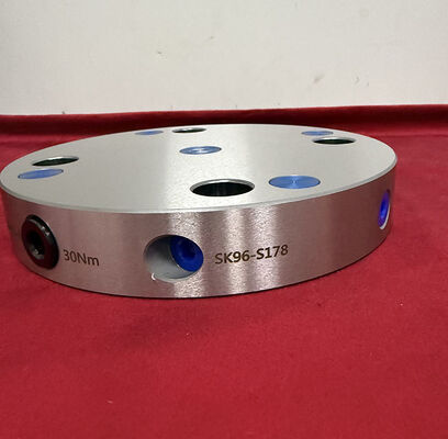 Manual Locking Circle Axis Fixtures with 18KN Locking Force and 0.005mm Repeat Accuracy for CNC Machining SK96-S178