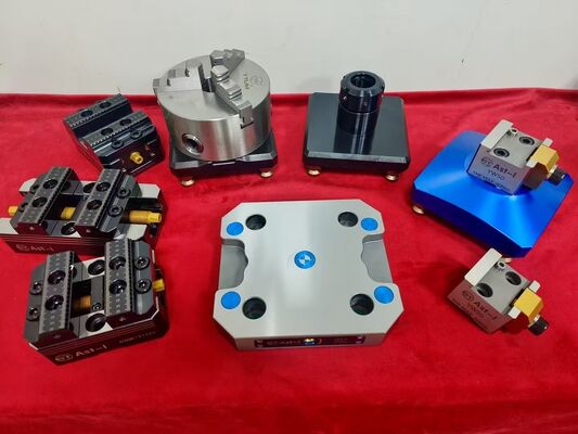 Thiết bị cố định trục thép cứng với lực khóa 18KN cho Máy CNC 3/4/5 trục